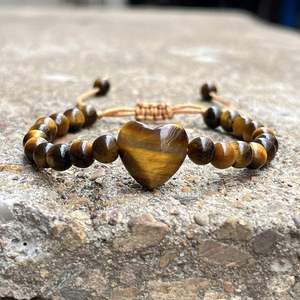 Natural Stone <b>Bracelet</b> Colorful Glass Beaded Inner Strength Professional Custom Logo Adjustable Sizing - Product Image 2