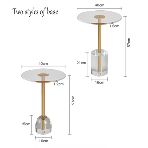 Hot Sale Custom kleine klare Acryl moderne Design Couch tisch Wohnzimmer möbel mit Tee Beistell tisch - Product Image 6