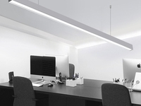 Lumière linéaire LED en aluminium 40W, longueur 120 cm, largeur 4,6 cm, hauteur 8,5 cm, émission lumineuse vers le haut et vers le bas, super lumineuse, garantie 5 ans