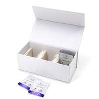 Boîte d'emballage pharmaceutique de luxe personnalisée, boîte d'emballage de sachet de poudre pour les compléments alimentaires, pochette
