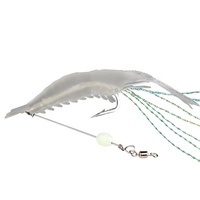 Vente en gros de leurres de pêche artificiels en plastique souple pour crevettes leurres souples de pêche en mer