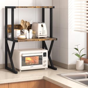 Chariot de cuisine Baker's Racks Étagère de rangement Support pour four à micro-ondes Support pour copieur multi-laveurs - Product Image 1