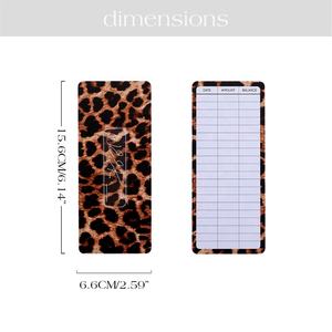 鸿博新款热销4色防水哑光A6美学仪表板预算活页夹作为每周预算计划插入 - Product Image 4