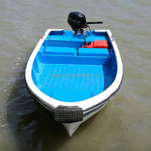 <span class=keywords><strong>Lancha</strong></span> de Pesca Deportiva Fisherman de 4.3M, de Fibra de Vidrio, Autodrenante, con Compartimento para Carnada Viva, Casco Aerodinámico, Resistente al Viento y las Olas - Product Image 2