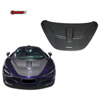 Novi Style Karbon Fiber Motor Kaputu McLaren 720S Araba Motor Kaputu Kapağı Çin Modifiye Araba Parçaları Karbon Fiber
