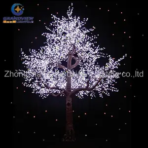 Árvore de cerejeira artificial de led, decoração interna e externa para árvore