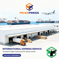 Service de livraison transfrontalière de fret e-commerce de la Chine vers la Sierra Leone, DDP, porte-à-porte, dédouanement, taxes incluses
