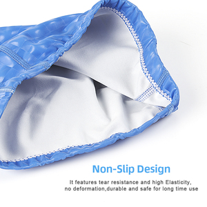 Nouveauté E-commerce : Bonnets <span class=keywords><strong>de</strong></span> bain personnalisés en nylon/polyester pour adultes, écologiques et imperméables, à prix abordable - Product Image 5