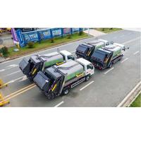 Camion à ordures compacteur Foton 4X2 de 5,8 mètres cubes, petit chargeur de déchets pour les zones résidentielles et l'assainissement municipal