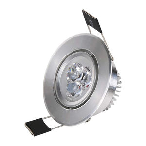Vente en gros de downlights encastrés LED dimmables 3W, modernes, blanc froid, blanc chaud, blanc naturel, IP33, angle de faisceau 120°, AC 220V, driver inclus, pour la maison - Product Image 1