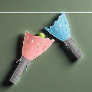 Interactive Outdoor Double Sports Toy Stall pour enfants <span class=keywords><strong>Jeu</strong></span> de balle élastique Catapult Throw Catch Plastic Internet Celebrity - Product Image 5