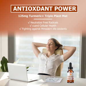 Gouttes liquides de piment de Cayenne avec vitamines D3 et K2 : Soutient l'action antioxydante, le métabolisme et la santé osseuse - Product Image 3