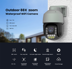 HD 3MP H.265 88X Digital Zoom 18X Optical Zoom PTZ Camera Auto-Tracking Compatible CMOS <strong>Cloud</strong> IP66 Waterproof Hik PoE IP Dome - Product Image 2