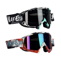 Lunettes de motocross 2026 au design vibrant, verres UV400, légères, durables, avec sangle réglable, pour sports de plein air et conduite