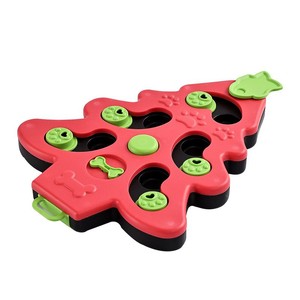 Juguete Interactivo para Perros con Forma de Árbol de Navidad de Año Nuevo, Divertido Juguete de Alimentación Lenta para Entrenamiento de Inteligencia, Hecho de Plástico Duradero - Product Image 6