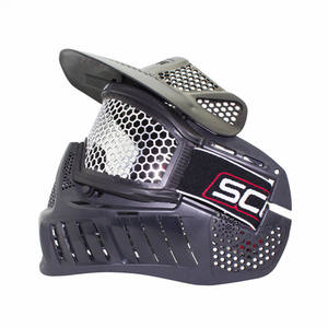 Equipo de protección facial completo ajustable para tiro con arco CS Máscara de equipo de arco de malla de alambre - Product Image 1