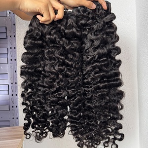 Birman Bouclés Brut Vietnamien Remy Haute Qualité Pleine Cuticule Aligné Double Dessiné Bundles Vendeur Réputé Extensions de Cheveux Humains - Product Image 3