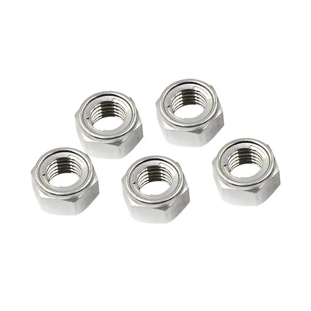 18-8 Thép Không Gỉ Tất Cả Các Kim Loại Số Liệu Khóa Hex Nuts M10 Tự Khóa Nut