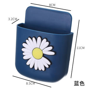 ケーブルを整理するための壁掛け式電話充電ラックプラスチックプラグバスルーム携帯電話ホルダーラック - Product Image 2