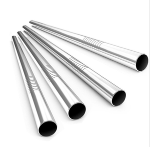 <span class=keywords><strong>Amazon</strong></span> Venta caliente de acero inoxidable recto doblado beber bebida paja para bar - Product Image 1