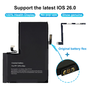 100% สนับสนุน iOS 26.0ไม่มีป๊อปอัพแตกแบตเตอรี่สำหรับ <span class=keywords><strong>iPhone</strong></span> <span class=keywords><strong>11</strong></span> Pro การเปลี่ยน<span class=keywords><strong>แบ</strong></span><span class=keywords><strong>ต</strong></span>เตอรี่ของแท้ไม่มีการเชื่อม - Product Image 2