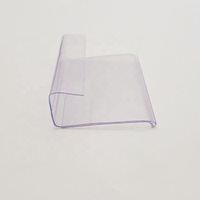 Étiquettes de prix en plastique, étiquettes de prix en PVC, étiquettes de prix transparentes, étiquettes de prix à crochet inversé pour supermarché