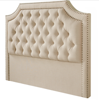 Ensembles de chambre à coucher d'hôtel moderne 5 étoiles en cuir avec tête de lit Lits King Encastrés