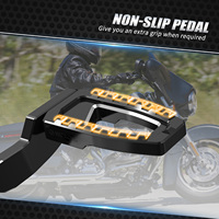 Levier de pédale de frein arrière en aluminium NICECNC pour Harley Road King FLHR 2014-2022 Street Glide ST FLHXST 2022-2023