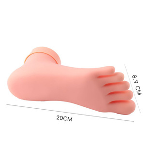 Modelo de práctica de manicura de un solo pie, entrenamiento de pedicura izquierdo y derecho realista, pantalla de entrenamiento de arte para pies, pie de silicona - Product Image 6