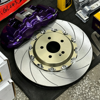Système de freinage modifié, étriers de frein à 6 pistons avec disques de frein 380/400 mm pour les modèles Honda Civic Fit Jazz, BMW F10 F22 F30 E90 E92