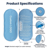Compresse de gel réutilisable à prix direct usine avec sangle réglable pour le soutien des blessures à l'épaule, au cou et à la hanche, conforme à la FDS