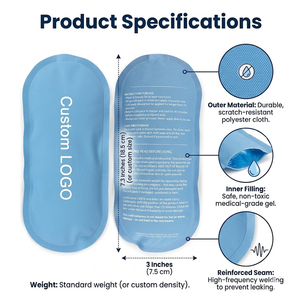 Compresse de gel réutilisable à prix direct usine avec sangle réglable pour le soutien des blessures à l'épaule, au cou et à la <span class=keywords><strong>hanche</strong></span>, conforme à la FDS - Product Image 4