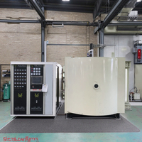 Ligne de production de revêtement par placage plasma multi-arc PVD pour carreaux de céramique CGVAC, équipement de métallisation sous vide couleur or