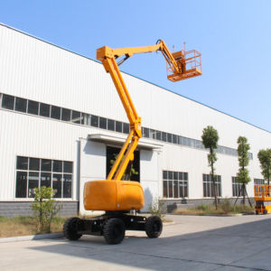 गर्म बिक्री हाइड्रोलिक व्यक्त बूम लिफ्ट/मोबाइल स्पाइडर चोर क्रैंक हाथ बूम लिफ्ट हवाई काम लिफ्ट मंच - Product Image 1