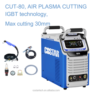 เครื่องตัดพลาสม่า85amp CNC เครื่องตัดอัตโนมัติพร้อมหน้าจอ LED ขนาดใหญ่สำหรับตัดอลูมิเนียม