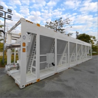 Conteneur de minage à refroidissement par eau personnalisé ACT 40HC 3MW 480 unités Antminer S21 S23 Hydro à double circuit fermé haute efficacité