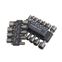 Ensemble d'outils de perçage à main électrique, douilles métriques, clé à douille électrique, embout hexagonal pour perceuse
