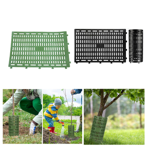 Couverture de <span class=keywords><strong>protection</strong></span> pour tronc d'arbre en plastique, réglable et modulable, pour jeunes arbres et plantes, outil de jardinage - Product Image 1
