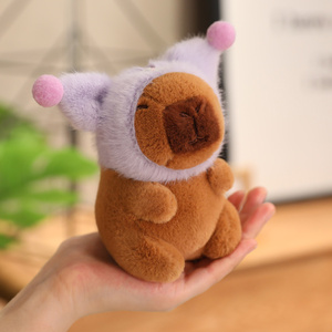 Mới nóng mềm dễ thương Kawaii plushies động vật hamster capybara Móc Chìa Khóa capibara nhồi bông sang trọng Keychain - Product Image 4