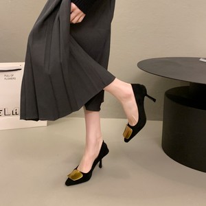 Tendance Mode Printemps-Été : Escarpins Coréens en PU Souple, Rehaussants, Résistants, Confortables, Intemporels, Antidérapants, 7,5 cm - Product Image 5