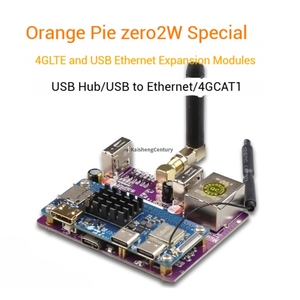 Carte de développement <span class=keywords><strong>Orange</strong></span> Pi Zero 2W avec système d'exploitation Android, module d'extension USB Ethernet <span class=keywords><strong>4G</strong></span> LTE dédié, CAT1, Plug & Play, kits faciles - Product Image 2