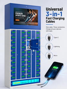 Estación de <span class=keywords><strong>Alquiler</strong></span> de Baterías Portátiles Inteligentes 2026 con Pantalla Publicitaria, Casillero de Carga de Teléfonos con Código QR para Centros Comerciales y Aeropuertos - Product Image 5