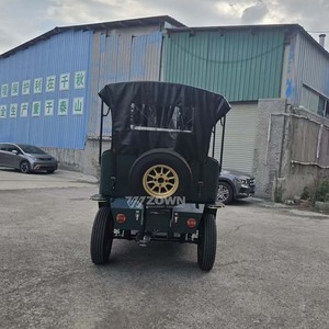 Carrito Eléctrico Clásico Réplica Vintage para Eventos de Boda y Transporte en Parques - Product Image 6