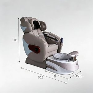 Fauteuil de massage des pieds multifonctionnel en cuir PU moderne pour salon de manucure avec bain de pieds intelligent - Product Image 5