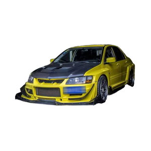 Bộ body kit Mitsubishi LANCER <span class=keywords><strong>EVO</strong></span> 7 8 <span class=keywords><strong>9</strong></span>, nâng cấp kiểu dáng VS, cản trước và sau, ốp sườn, cánh gió và nắp capo. - Product Image 1