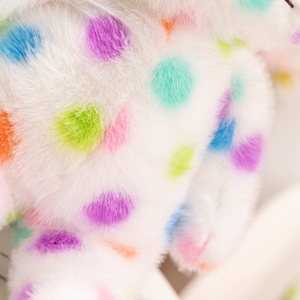 Divertido Emoticon Polka Dot gato blanco peluche 60cm lindo Rosa negro Polka Dot gato felpa almohada - Product Image 6