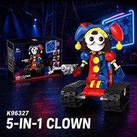 Kaiyu K96327 Robot Payaso Programable 5 en 1, Bloques de Construcción, Control por APP, Codificación, RC 2.4G, Acrobacias con Trayectoria y Giroscopio, Juguetes Educativos
