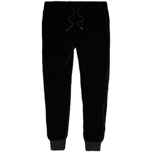 Pantalones de jogging para hombre, ropa para correr de terciopelo negro, gran oferta - Product Image 1