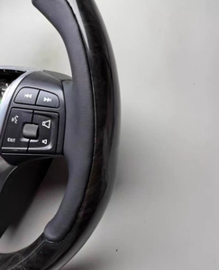 ชุดพวงมาลัยหนัง PU ไม้พีชสำหรับรถวอลโว่ <span class=keywords><strong>S60</strong></span> V40 V60 V90ดัดแปลงและอัปเกรดแล้ว - Product Image 5
