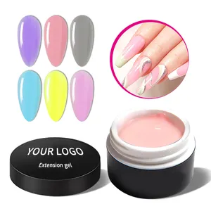 Factory UV/LED Sculpting Nails Builder Extension Hard Strengthen Nail Gel Self-Leveling